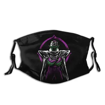 

Anti Haze Protection Cover Green Warrior Piccolo Dragon Ball Reusable Face Mouth Mask With Filters Great Respirator Muffle