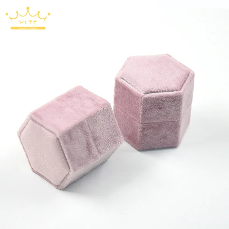 Двойные кольца, коробка для упаковки ювелирных изделий, коробка для колец, контейнер для ювелирных изделий, высокое качество, держатель для серег, бархатная коробка для пар колец