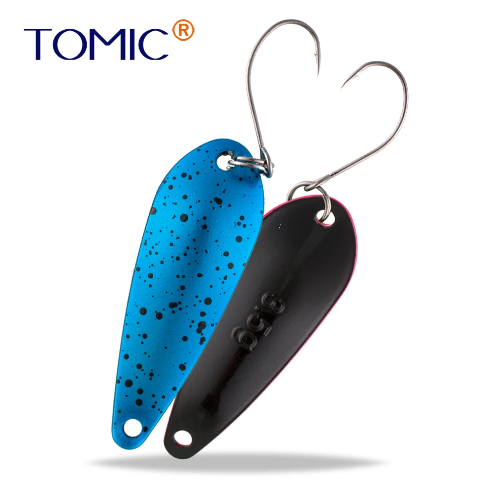 Tomic 6/8 штук 3.5g 5g партия Япония качество литья рифленая форель области