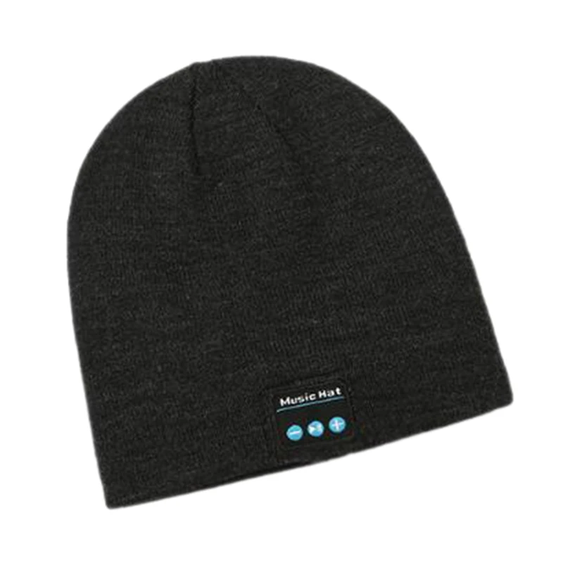 Bluetooth Music Soft Beanie Hat with Stereo Headphone Headset Speaker Wireless