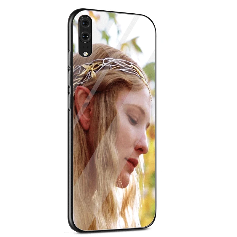Стеклянный чехол для huawei P30 P20 P10 Y9 Y6 mate 20 Pro Lite P Smart Honor 7A 8X9 10 Крышка Властелин колец Galadriel