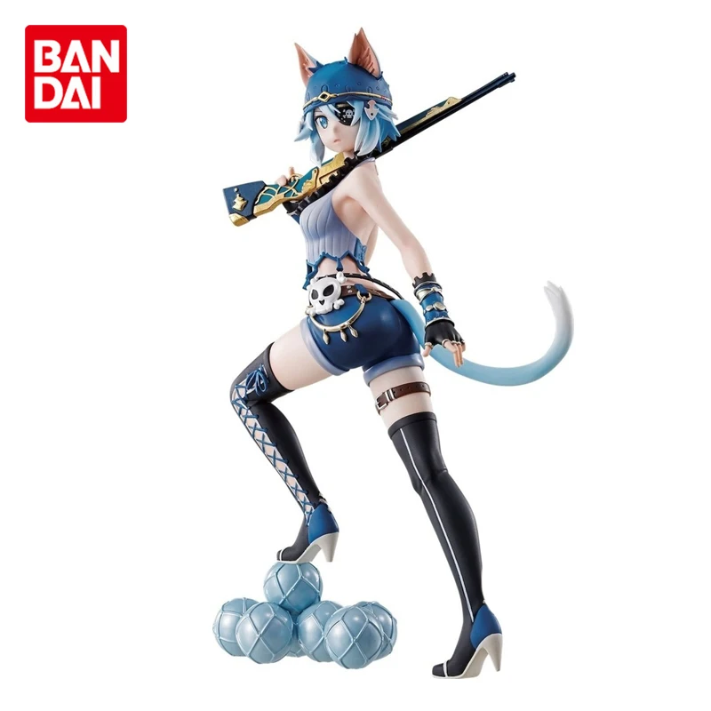 

Bandai Genuine Sword Art Online Ⅱ SAO Asada Shino Pirate Anime Action Figure Toys Collectible Model Ornaments Gifts for Children