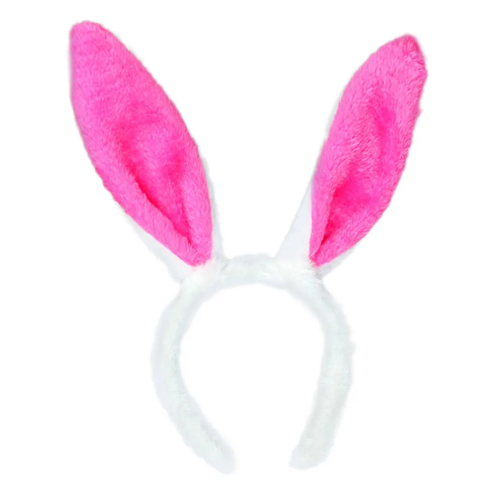 Easter fluffy rabbit ears headband fashion popular simple style cute hair accessories daily match Christmas holiday gifts