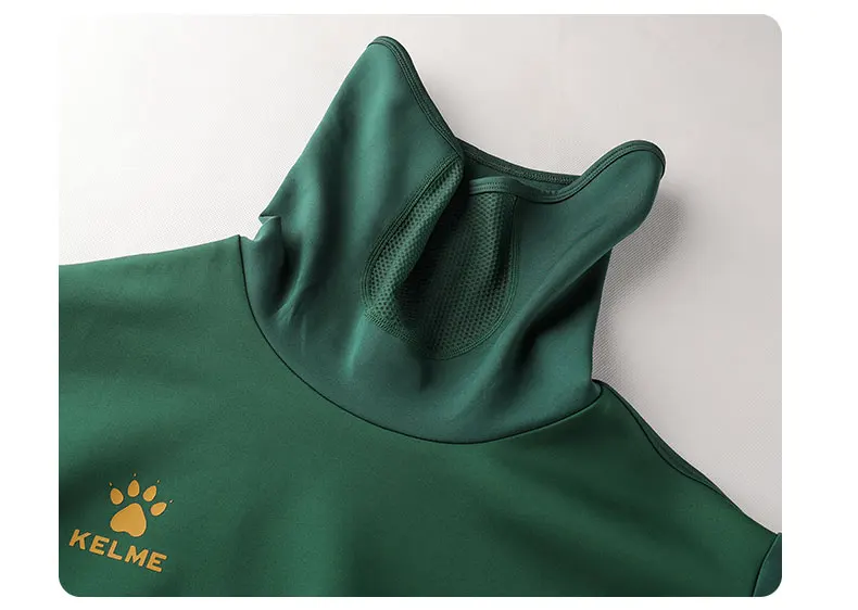 KELME Pullover Ausbildung Tragen Männer Stretch Daumen Loch Design Basis Warme Dicke Shirt Atmungs Gesicht Abdeckung Sportswear 8161TT1003 – Detail 18