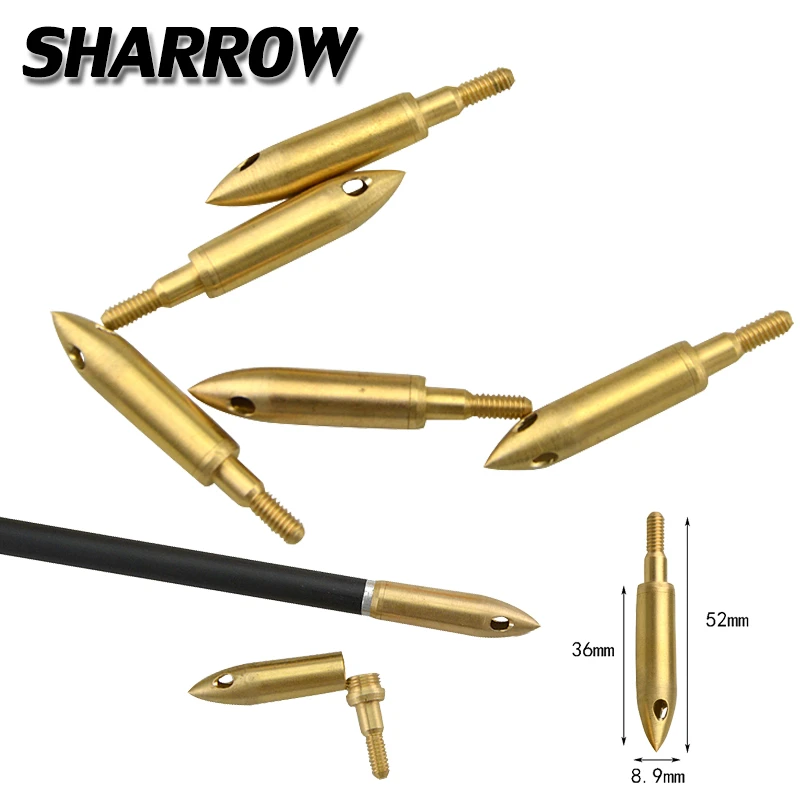 20pcs Archery Hunting Field Tips Point Arrowheads Broadheads For Wooden Arrows