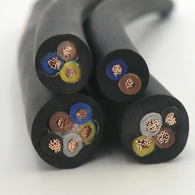 espectro Fuera de plazo pronto Cable de goma Flexible 2,3,4,5 core 0,75, 1,1.5,2.5,4,6mm² YZW, resistente  a la abrasión del aceite, resistente a la intemperie, tipo medio -  AliExpress Luces e iluminación