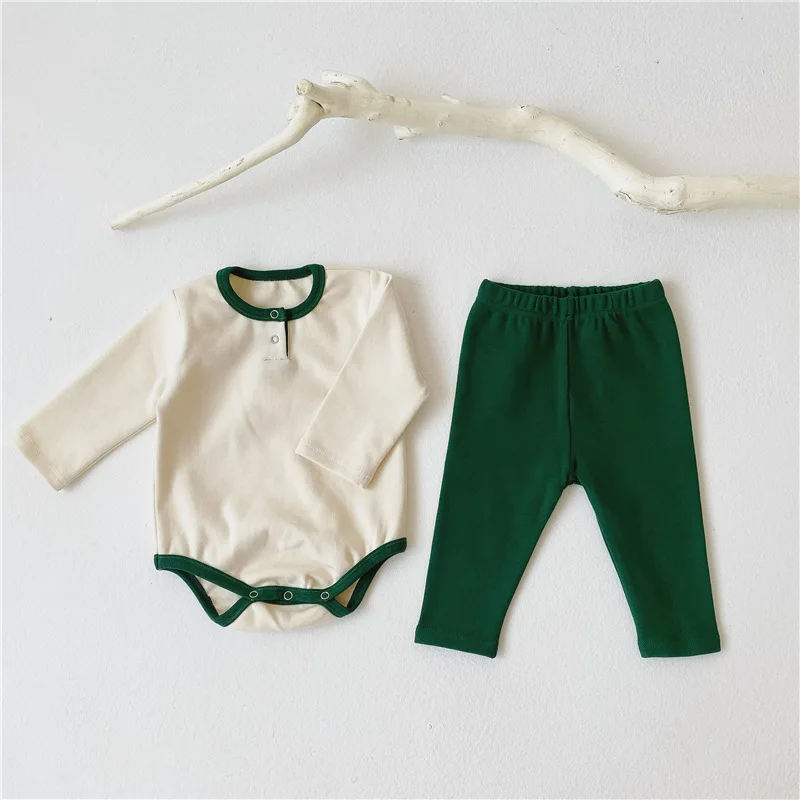 Комплекты для малышей; хлопковый спортивный костюм; однотонная Одежда для новорожденных мальчиков; Спортивный костюм для малышей; одежда для маленьких девочек