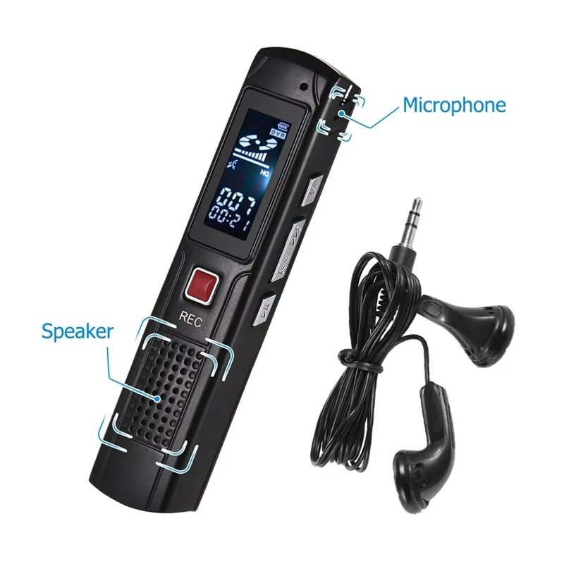 Hot! Sk-013 8Gb Digital Audio Voice Recorder Ditacphone Mp3 Music Player A-B Repeating