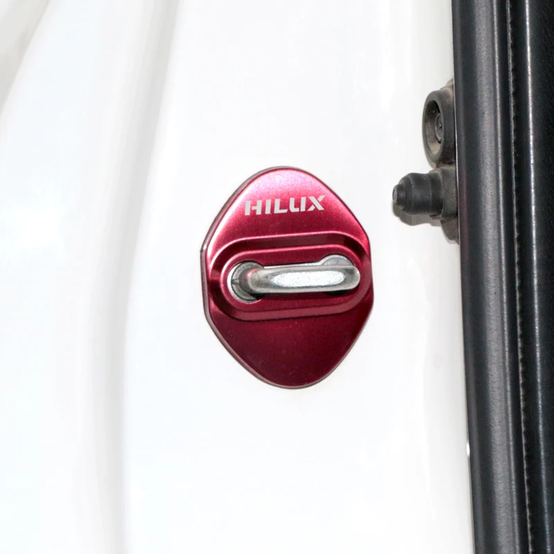 Авто-Стайлинг крышка дверного замка автомобиля Авто эмблемы чехол для Toyota Hilux surf vigo revo аксессуары