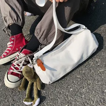 

Fashion Canvas Crossbody Shoulder Casual Bags for Women with Adjustable Strap for Men Women Outdoor Bucket Bag 2020 New