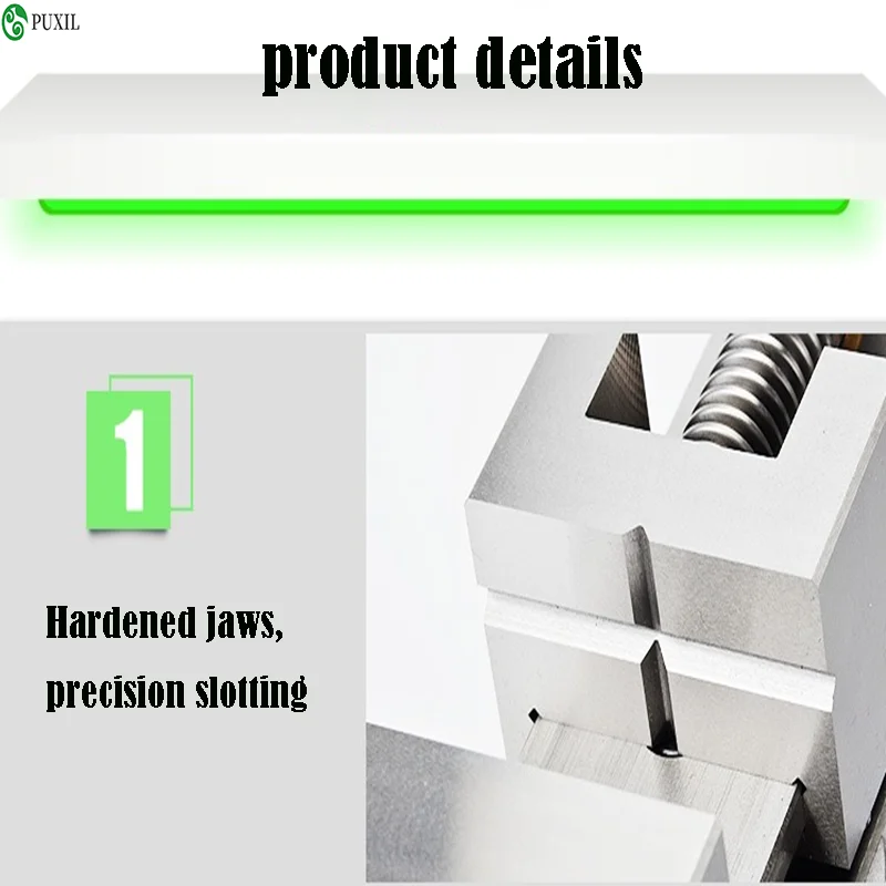 Universal precision vise Stainless steel flat-nose pliers Grinding machine inclined flat-nose pliers 2 inches 5