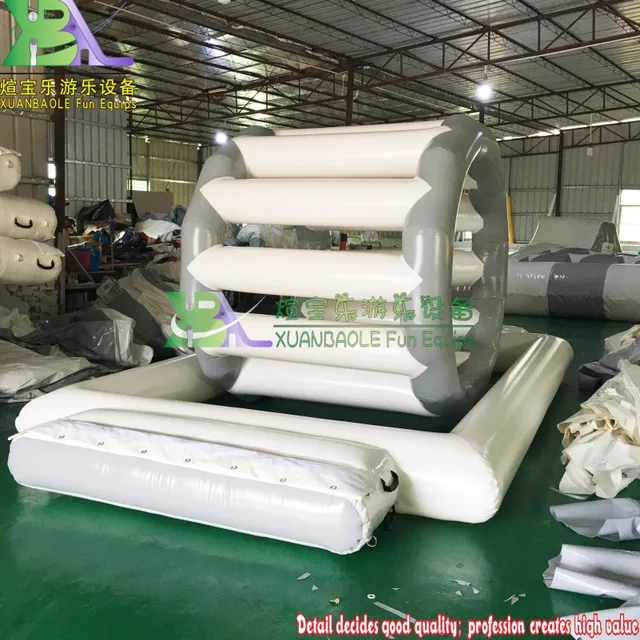 Commercial Giant Inflatable Sea Floating Water Park Races Game Water Roller Wheel 2