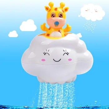 

Bath Toy Deer Cloud Water Spray Plastic Toys Early Education Intelligence Shower Supplies