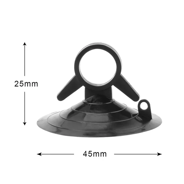 10–30 x 45 mm Auto Sonnenschutz Saugnapf aus PVC durchsichtiger Gummi  Kunststof.