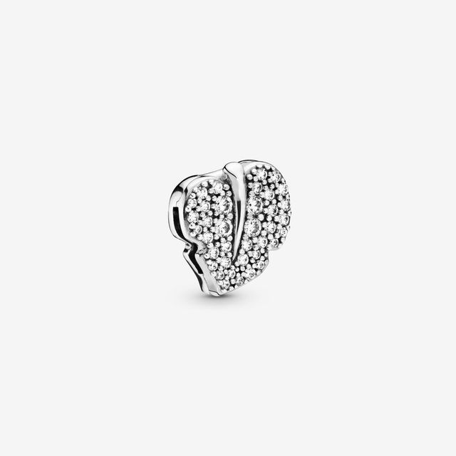 Sterling Silver Charms Beads Original Reflections Clip Heart Clover Crown Charm Fit Pandora Bracelets Diy Jewelry For Women