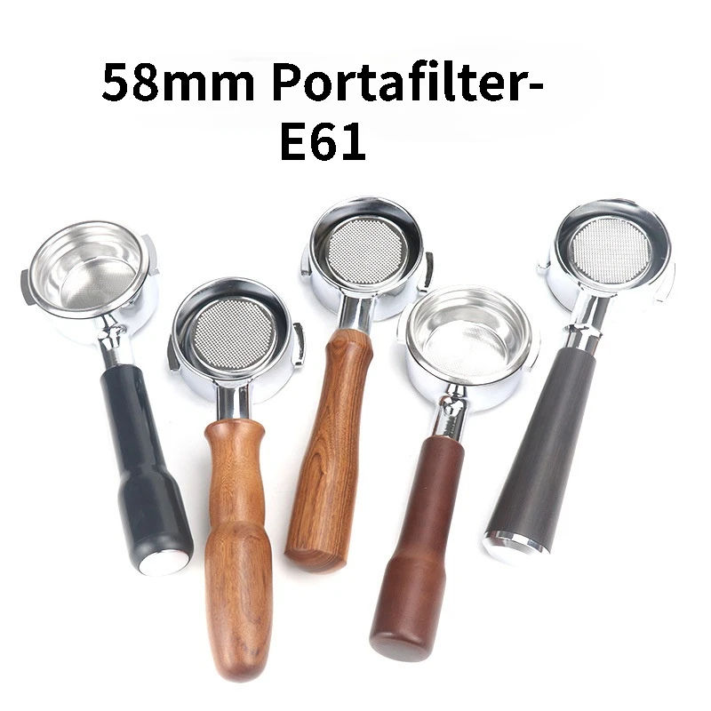 EXPOBAR E61 Coffee Machine Solid Wood Bottomless Handle Portafilter 58MM Universally Applicable Grouphead Mahogany | Дом и сад