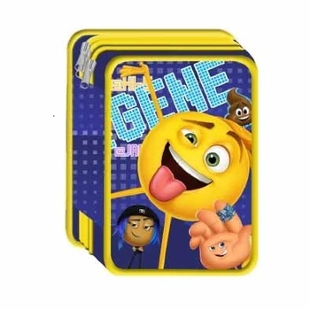 

Astuccio 3zip completo colori the emoji movie