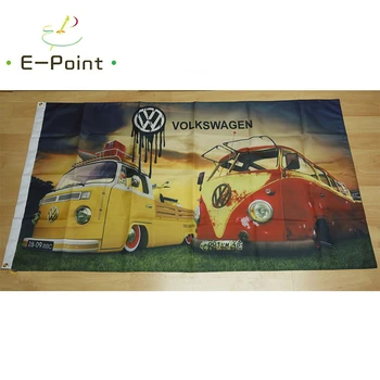 

DON‘T SHIP TO USA Flag Volkswagen Bus Flag 2ft*3ft (60*90cm) 3ft*5ft (90*150cm) Size Christmas Decorations for Home Banner