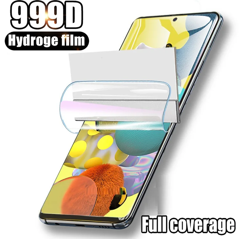 Película de hidrogel 999D para Samsung Galaxy, Protector de pantalla para Samsung Galaxy A10, A20, A30, A40, A50, A60, A70, A80, A90>