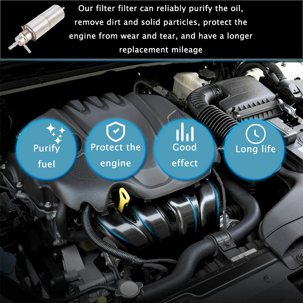Fuel Filter For Mercedes Benz ML320 ML350 ML430 ML500 ML55 AMG W163 1634770701 1634770501 1634770201 KL437 163 477 07 01