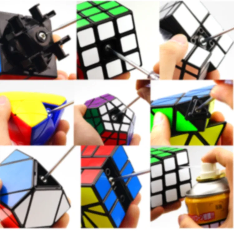 [Kathrine Abnormity Cube Set] 8 шт. Подарочная коробка три слоя зеркало Пирамида рампа поворот SQ1 пять магический куб