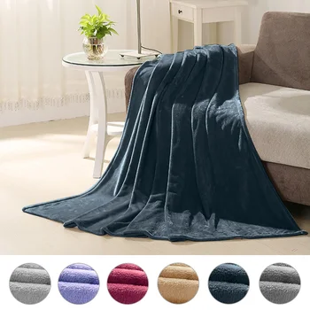 

Flannel Fleece Blanket Winter Warm Brushed Blankets Lightweight Thermal Throw Bedspread Blankets for Bed Sofa or Couch