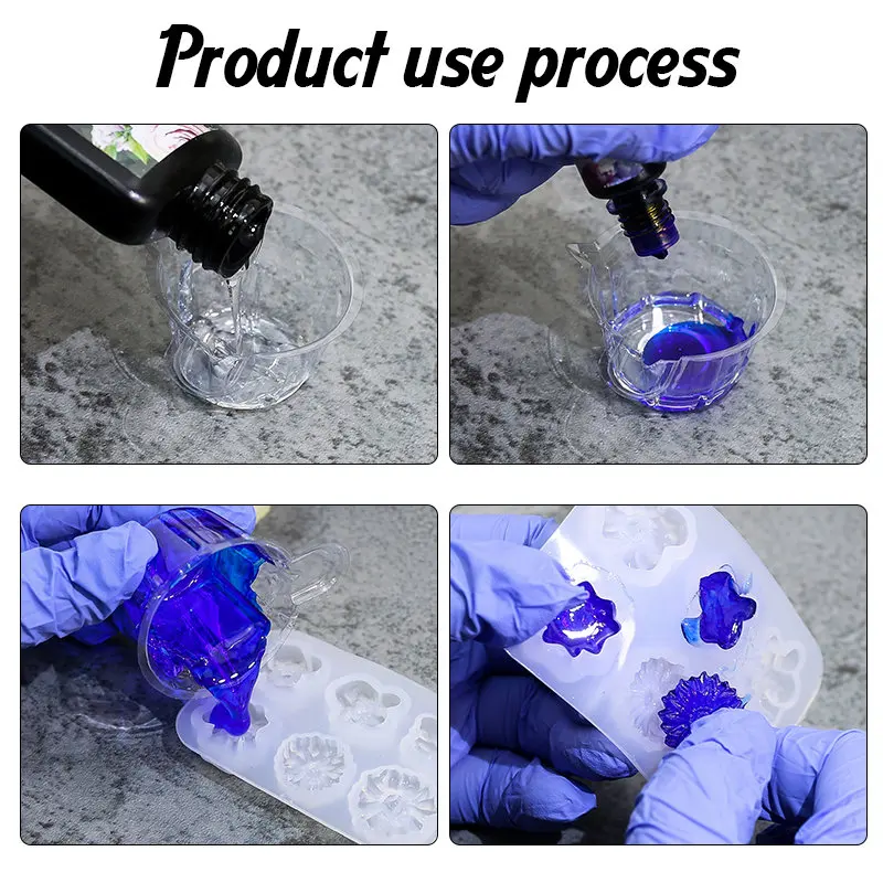 Floral Silicone Mold for DIY Crafts & Jewelry Making