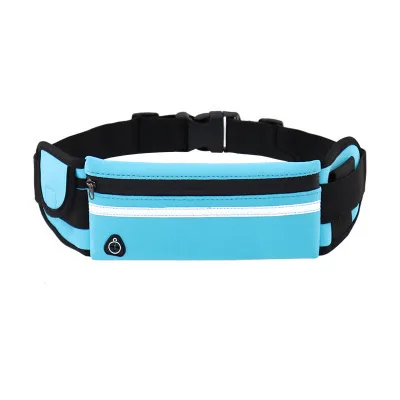 Waist Bag Belt Bag Running Waist Bag Sports Portable Gym Bag Hold Water Cycling Phone Bag Waterproof Women Running Belt Blue