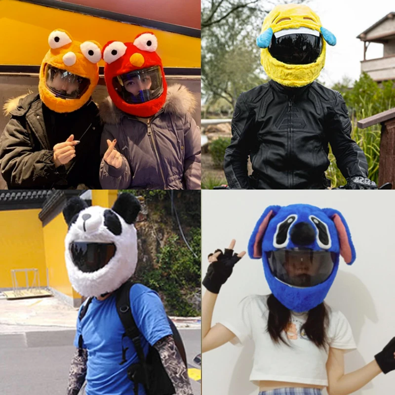 17 종류의 큰 상어 오토바이 헬멧 커버 액세서리 전체 얼굴 헬멧 Casco Moto Cascos Para Capacete