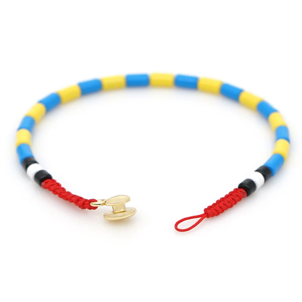 Shinus Enamel Tile Bracelets Bohemian Bracelet Women Summer Beach Fashion Jewelry Gift Accessories Paint Alloy Beads Adjustable