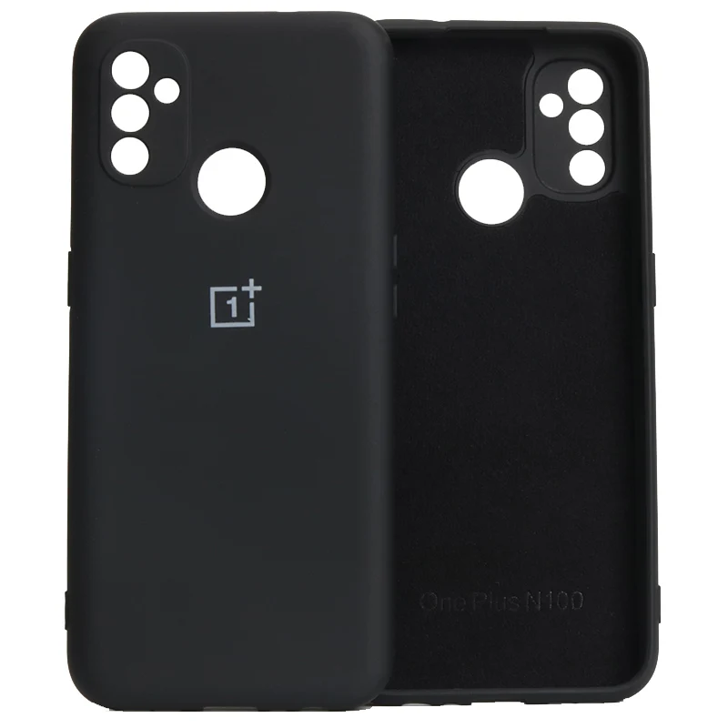 mobile pouch Original OnePlus Nord N10 Case Liquid Silicon Back Cover One Plus Nord N10 Nord N100 Soft Case Shockproof Full Protectiver Case waterproof phone pouch Cases & Covers