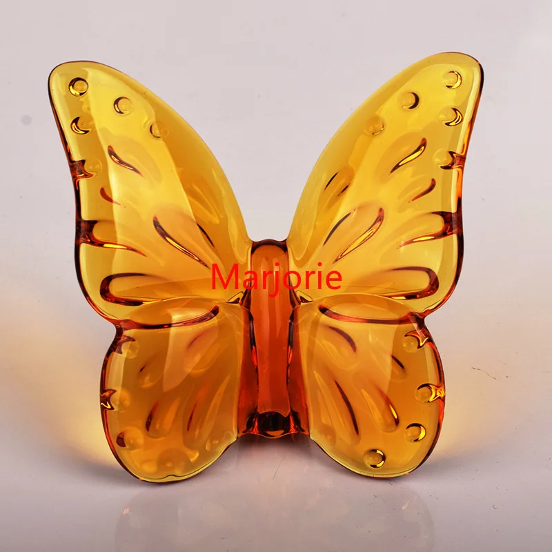 2022 New Crystal Glass Butterfly Ornaments Butterfly Dancing