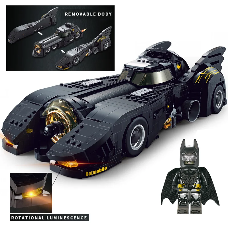 

1778PCS DC Superheroes Movie Batman Batmobile Model Building Blocks Bricks Marvel Mini Super Hero Figures Toys for Kids