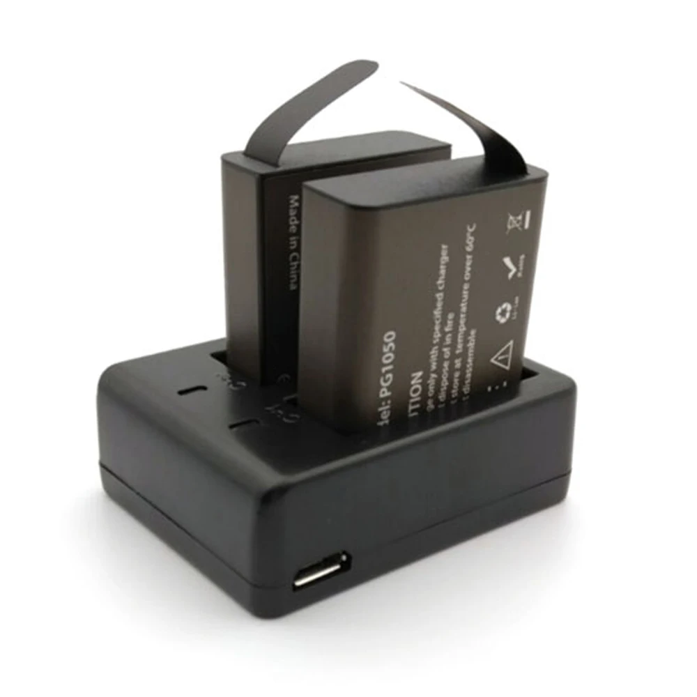 Спортивная Зарядка для камеры EKEN1050mAh батарея двойной usb зарядка аксессуары