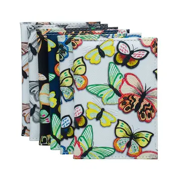 

Fashion Butterfly Travel Leather Passport Organizer Holder Card Case Protector Cover Wallet 517D