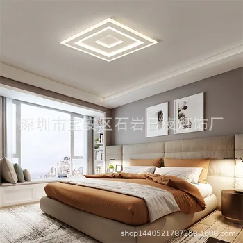 

Ultra-thin Square Side Luminous Acrylic Ceiling Lamp Modern Simple Bedroom Living Room Lamp Led Study Lamp modern luminaria