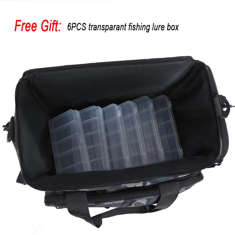 Waterproof Fishing Bag Large Capacity Multifunctional Lure Cap