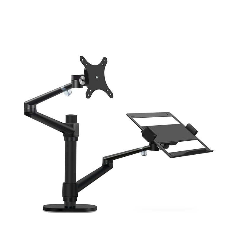 Laricare Laptop Monitor Mount Holder Desk Height Adjustable Monitor Arm Laptop Mount Holder For 17 To 32 Computer Screen Monitor Holder Aliexpress