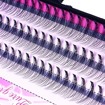 Natural False Eyelashes 1 Box 60 Clusters Eyelash Extension, Professional Makeup Personal Eyelash