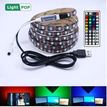 Power Bank 5050 Led Light Strip Usb Rgb Color 5v -