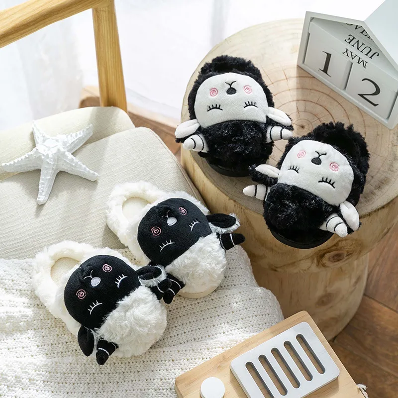 

Children Cotton Slippers Autumn & Winter Warm Anti-slip Cotton-padded Shoes Men's CHILDREN'S Indoor Soft-Sole Slippers Women's