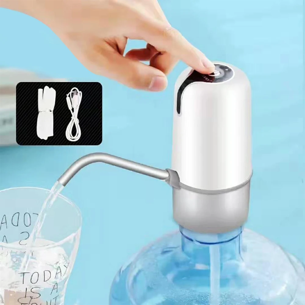 B9 Стерильная портативная электронная бутылка для питьевой воды, насос, usb зарядка, диспенсер для воды, сока, для улицы, дома, универсальный тип 12,5x17 см - Цвет: B9