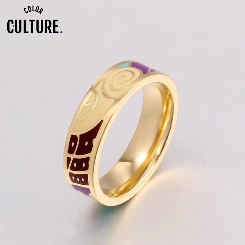 Популярное изящное Ювелирное кольцо женское Винтажное из нержавеющей стали