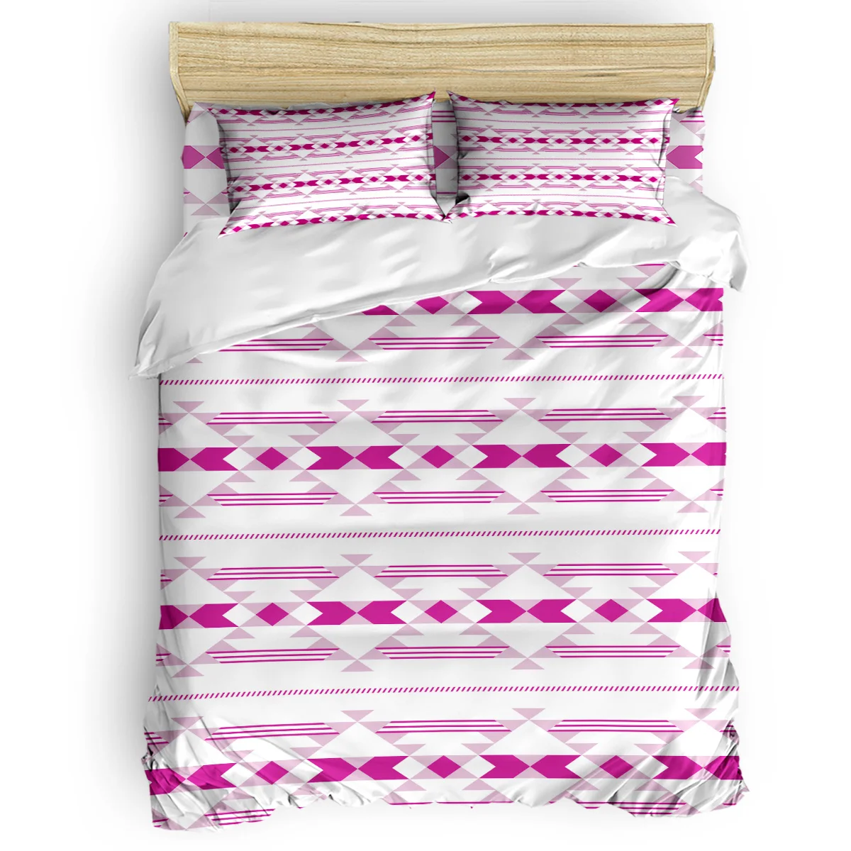 

Boho Ethnic Pattern Geometric Duvet Cover Set Vintage Floral Art Design Collection of 3/4pcs Bedding Set Bed Sheet Pillowcases
