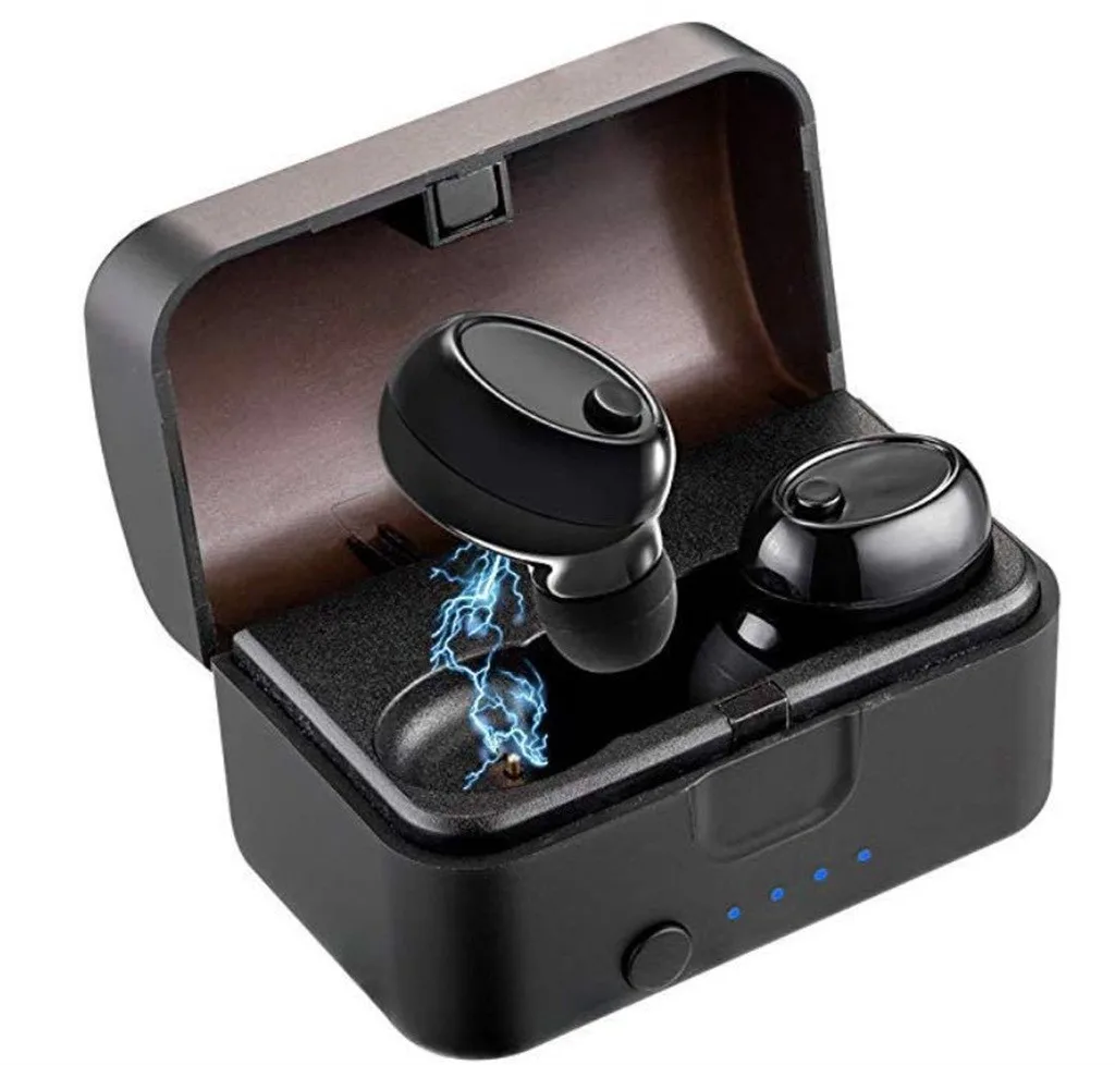 50 # беспроводные наушники Bluetooth 5 0 с защитой от пота микрофоном и зарядным боксом