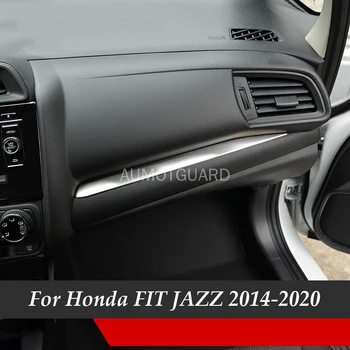 

For Honda FIT JAZZ 2014-2020 Central Control Decorative Stickers Instrument Panel Decorative Bright Strip Car Accessories