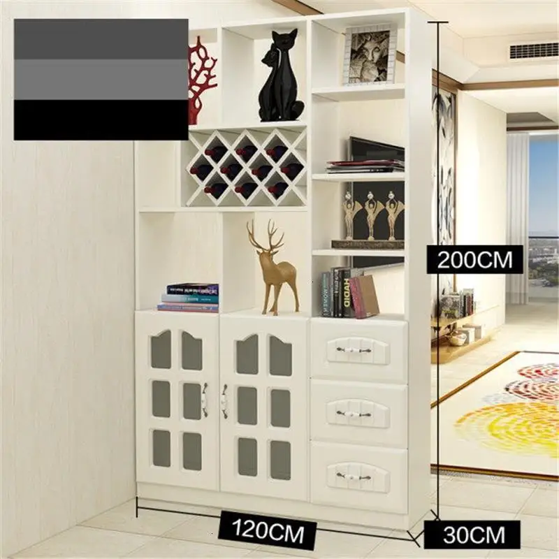 Version I Cristaleira Dolabi Meble кухонная витрина для хранения Meube Mobile Cocina Mesa полка Mueble бар коммерческая мебель винный шкаф - Цвет: Version I