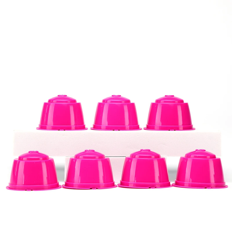 

7PCS Fit For Dolce Gusto Reusable Refillable Coffee Capsule Filters Cups With Spoon Brush Kitchen Accessories