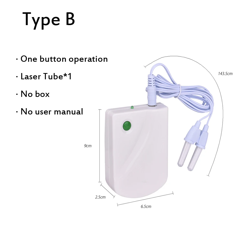 Уход за носом, терапия ринита, лечение аллергии, низкочастотный лазер, заторы носа, синусит, устройство для лечения храпа, массажер - Цвет: Type B