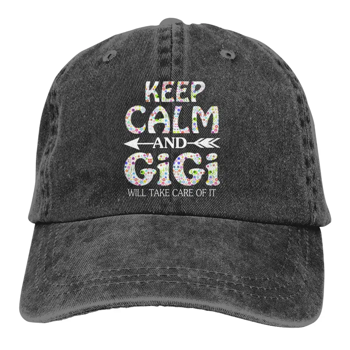TSDFCKeep Calm Gigi Will Take Care of It Dad Washed Baseball Cap Denim Hats Women |